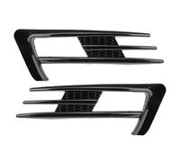 FIXCOR Per VW Per Golf 7 MK7 2014-2017 2 Pezzi Auto Anteriore Fendinebbia Griglia Copertura Telaio Sopracciglio Palpebra Adesivo Trim (Glossy Black)