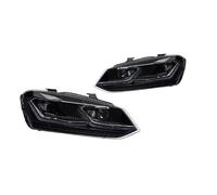 FIXCOR Per VW Per Polo Per Golf 7.5 2011 2012 2013 2014 2015 2016 2017 2018 Fari A LED DRL Con Proiettore Di Segnale(Black,LHD)