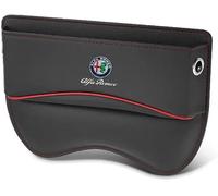 FIXCOR Scatola portaoggetti seggiolino Auto per Alfa Romeo Giulia/Stelvio/Giulietta/GT/Mito/Tonale, in Pelle Seat Gap Fille Portaoggetti Organizer Waterproof Multifunzionale Accessori,A A