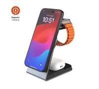 FIXED FIXMPOS-AL-GR Caricabatterie per dispositivi mobili Smartphone, Orologio intelligente, Cuffie Grigio USB Carica wireless