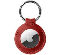 FIXED Leather Case for AirTag rosso