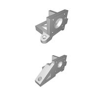 Fixed Y Motor Mount Upgrade Compatible with Anet A6 3D Printer V2