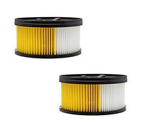 FixedByU Filtro a pieghe per aspirapolvere multiuso, filtro rotondo a cartuccia, per aspirapolvere a secco e bagnato, cartuccia filtro (2 filtri)