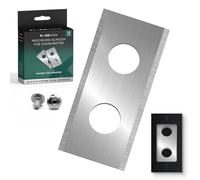 FixedNow 12 lame di ricambio per robot tagliaerba compatibili con robot Parkside PAMRC 250 A1 City, PMRA 20-Li B2, PMRDA 20-Li B2, PAMRS 1000 A1, PAMR 500 A1, kit con viti di ricambio