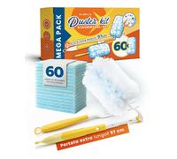 FixedNow 60 Panni Catturapolvere XXXL compatibili con Swiffer Duster