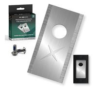 FixedNow Lame di ricambio [12 pezzi] per robot tagliaerba compatibili con Worx, realizzate in acciaio inossidabile, set completo in acciaio inossidabile, pezzi di ricambio per robot tosaerba