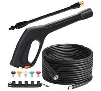 FIXFANS Kit pistola idropulitrice e tubo flessibile, prolunga di ricambio per idropulitrice - compatibile con alcuni di Portland Husky Black Decker Ford Pulsar ShopForce Taskforce Powerwasher
