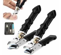 Fixhoo Ortho Clip,Fixhoo Orthoclip Slanted Nail Clippers,Goowebs Orthoclip - Clipmaster Pro Nail Clippers,Large Wide Jaw Opening Toenail Cutter,with Safety Lock,for Thick and Hard Nails
