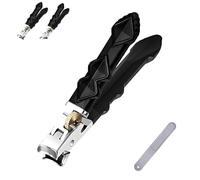 Fixhoo Orthoclip Nail Clippers,Vianys OrthoClip,GooWebs OrthoClip,Large Wide Jaw Opening Toenail Cutter for Elderly Seniors(Flat Tip)