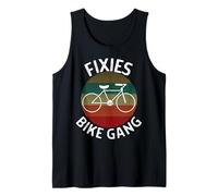 Fixies Gang Vintage Biker Mondi Migliori Fixies Bike Racing Canotta