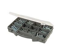 Fixman 110674 Confezione 450 Pezzi di Viti da Macchina, Argento, Set di 450