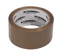 Fixman 190368 - Nastro Adesivo Marrone da imballaggio, 48 mm x 66 m