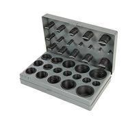 Fixman 362244 Confezione 419 Pezzi di Guarnizioni Circolari, Nero