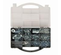 Fixman 477005 Confezione 1000 Pezzi di Rondelle, Argento, Set di 1000