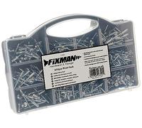 Fixman 514633 Confezione 650 Pezzi di Rivetti, Grigio