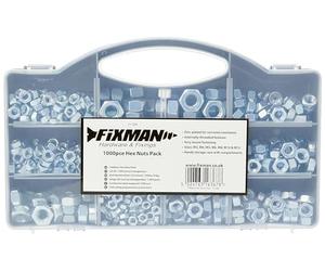 Fixman 771284 Confezione 1000 Pezzi Dadi Esagonali