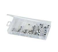 Fixman 773591 Confezione 150 Pezzi di Controdadi, Argento