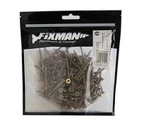 Fixman 936303 Vite per Truciolato, Oro, 4.0 x 40 mm, Set di 200 Pezzi