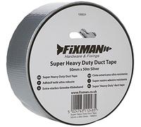 TS497 FIXMAN Super Resistente Nastro Adesivo 50mm X 50m Argento Ironmongery