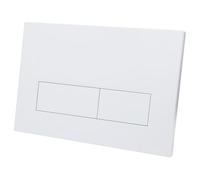 Fixnorex Placca di Comando WC Opaco per Geberit Sigma 01/20/30 Bianco | Placchetta di Doppio Scarico per UP300 & UP320 , 246 × 164 mm, Completa di Set di Leve e Telaio di Montaggio
