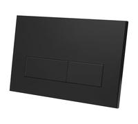 Fixnorex Placca di Comando WC Opaco per Geberit Sigma 01/20/30 Nero | Placchetta di Doppio Scarico per UP300 & UP320, 246 × 164 mm, Completa di Set di Leve e Telaio di Montaggio