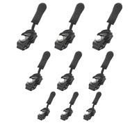 Fixnzip - Set di 9 cerniere di ricambio per cerniere, 3 misure, 3 # 5 # 7 # 8 # 10 estensioni e tirazip di fissaggio per bagagli, zaini, giacche, jeans, senza bisogno di attrezzi, Fixnzip