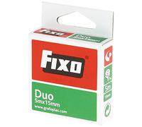 FIXO Duo 75600300. Nastro adesivo double-face, 15 mm x 5 m, privo di acidi e lingina, perfetto per lavori di bricolage con gomma EVA e Scrapbooking