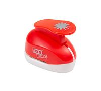 Fixo Kids 63651. Perforatrice a Forma di sol. 2,5 cm. Taglia M, Rosso, Mediano