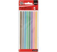 Fixo Note | Strisce adesive per sottolineare | 8 colori pastello | 20 strisce per colore | 5 x 135 mm | plastica traslucida | riposizionabile | perfette per sottolineare e contrassegnare pagine