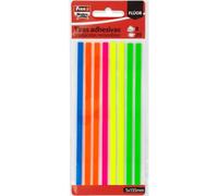 Fixo Notes | Strisce adesive per sottolineare | Colori neon | 160 strisce | 5 x 135 mm | plastica traslucida | riposizionabile | perfette per sottolineare e contrassegnare pagine di punti e