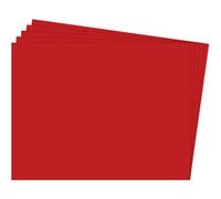Fixo Paper 11100556 - Confezione da 125 cartoncini 50 x 65 - Cartoncino grande rosso carminio - 180 g