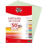 Fixo Paper 11110320 - Confezione di cartoncini A4, 50 pezzi, colore: verde acqua, 180 g
