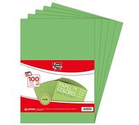 FIXO Paper 65009220. Confezione da 100 Fogli 80 g, Carta, Verde, A4, unità