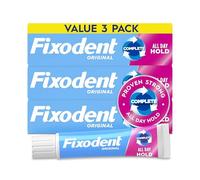 Fixodent Complete Original - Crema adesiva per protesi, 68 g, confezione da 3