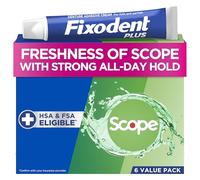 Fixodent Controllo protesi adesiva Cream Plus Scope Flavor 2 oz (confezione da 4)