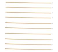 FIXOSHEE 10 pezzi Bastoncini Rotondi in Legno Solido per Manipolazione Marionette con Impugnatura Ergonomica per Ombre Cinesi Artigianato e Modellismo di Precisione