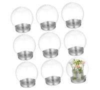 FIXOSHEE 10 Pezzi Caramelle Puntello Moderno Chiaro Pianura Materiale Neve Decora Fiocco Neve Nevicare Per Piccolo Natale Se Con Alluminio
