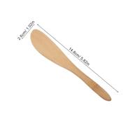 FIXOSHEE 10 pezzi in Bamboo per Burro e Formaggi Spatola Multifunzionale per Raschietto Naturale Resistente e Facile da Usare per Domestica e Ristoranti