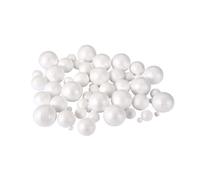 FIXOSHEE 10 Pezzi Materiale Natalizio a Palla in Schiuma Arredamento Mestiere Palline Schiuma per Decorazioni Artistiche Cerchi Rotondi Decorazioni a Falso Piccolo