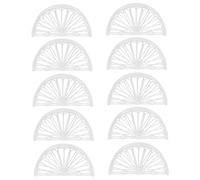FIXOSHEE 10 Pezzi Portatovaglioli Trasparenti Plastica Supporto Fazzoletti Versatile per Cucina Bar Ristorante e Casa Design e Funzionale