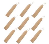 FIXOSHEE 10 Pezzi Sacchetti Porta Posate in Cotone, Sacchetto Porta Stoviglie Portatile e Facile da Pulire, per Picnic e Scuola, Colore Kaki