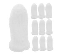 FIXOSHEE 10 Salviette Dentali per con Proteggi Dita in Nylon Spazzolino Dita per Pulizia Orale Gengive e Denti e per e Piccole