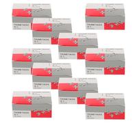 FIXOSHEE 10 scatole Puntine Metalliche per Appunti e Foto Spilli Decorativi Resistenti per Organizzazione Documenti e Bacheche in Confezione Compatta