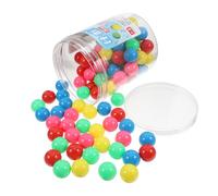 FIXOSHEE 100 pezzi Palline Colorate in Plastica Vuote per Giochi Educativi Matematica Probabilità con Design Innovativo per Esperimenti Scolastici