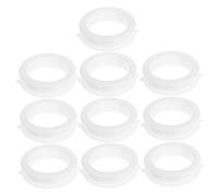 FIXOSHEE 10pezzi Guarnizioni Per Tubo Bianca Copertura Per Connessioni Sotto Lavello Accessorio Decorativo Per Cucine Resistente e Facile Da Installare