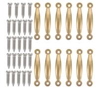 FIXOSHEE 12 Maniglie Mini Vintage con 24 Viti, Accessori Fai da Te per Casa delle Bambole, Decorazione e Sostituzione per Mobili Miniature