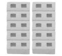 FIXOSHEE 12 Materiali per Costruzione Case delle Bambole e Paesaggi in Mini Mattoncini Giocattoli da Costruzione Portatili per Attività Creative e Fai da Te