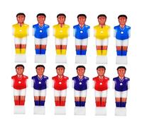 FIXOSHEE 12 Statuette Giocatori di Calcio Balilla in Resina 12 Pezzi Accessori Calcio Balilla Figure Ergonomiche Resistenti per Gioco Desktop