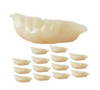 FIXOSHEE 15 Mini Dumpling Simulazione Realistica in Decorativo per Ristorante Hotel e Fotografia Materiale Resistente e Colore Duraturo