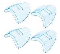 FIXOSHEE 2 paia Protezione Laterale Occhiali Trasparente Flessibile Scudi Antispruzzo e Antivento per Occhiali Protettivi Sole Adatti Misure Piccole e Medie per Laboratorio Chimica e Uso